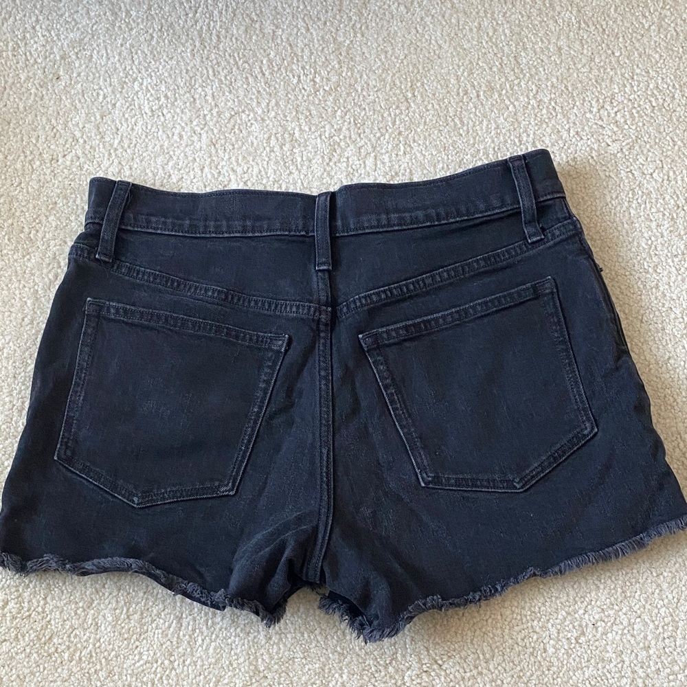 J Crew Black Denim Shorts 28 - Picture 3 of 5